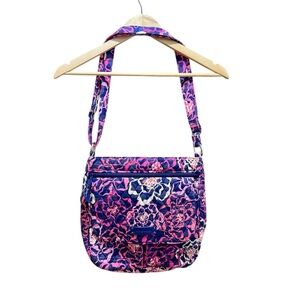 NWOT Vera Bradley Pink and Blue Floral Crossbody Bag